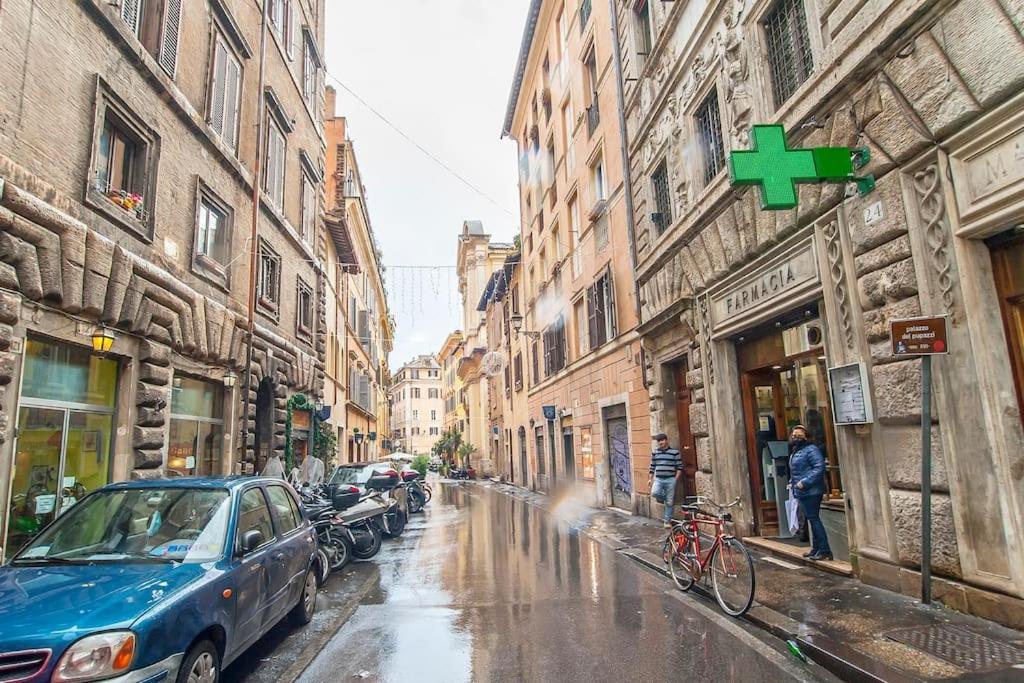ローマLa Corte Antica Dei Banchi Vecchiアパートメント エクステリア 写真
